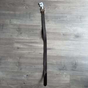 NWT Michael Michael Kohrs twist reversible belt - size small - brown